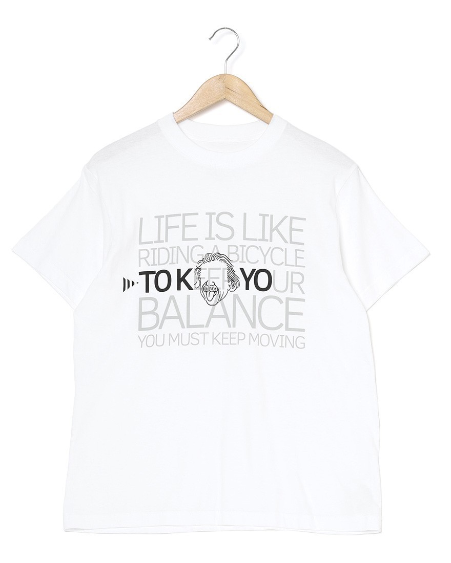 TOKYO WHEELS※ワケあり※僕らのアインシュタインTee【LIFE IS LIKE RIDING A BICYCLE】ma
