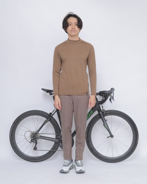TOKYO WHEELSパワーグリッド モックネックロングスリーブTee【Danvers】14l