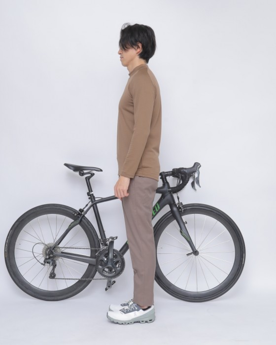 TOKYO WHEELSパワーグリッド モックネックロングスリーブTee【Danvers】15l
