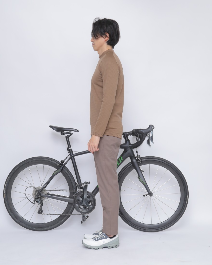 TOKYO WHEELSパワーグリッド モックネックロングスリーブTee【Danvers】15l