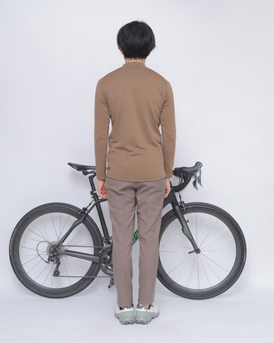 TOKYO WHEELSパワーグリッド モックネックロングスリーブTee【Danvers】16l