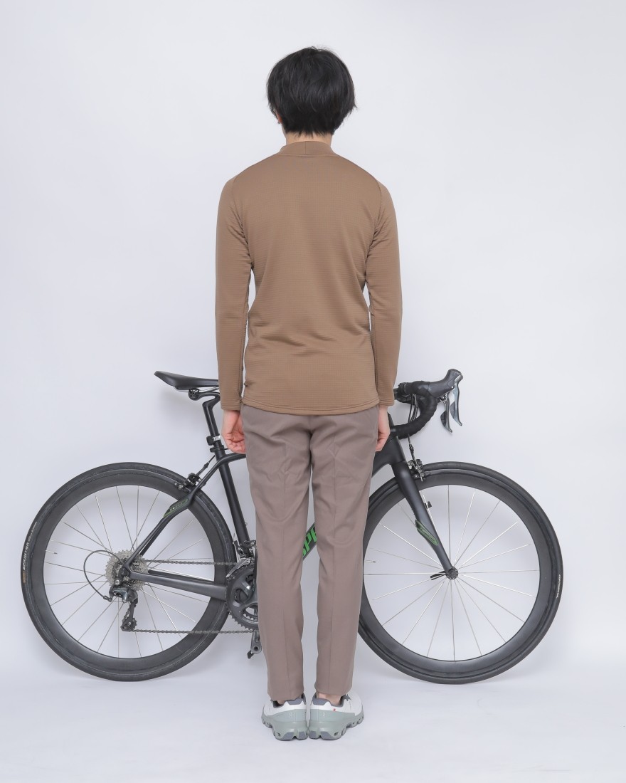 TOKYO WHEELSパワーグリッド モックネックロングスリーブTee【Danvers】16l