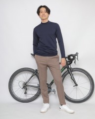 TOKYO WHEELSパワーグリッド モックネックロングスリーブTee【Danvers】mb_ma