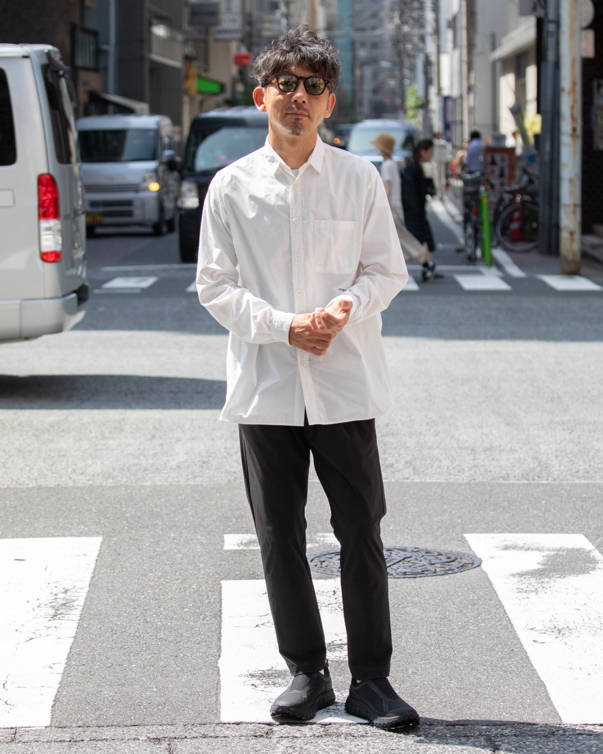 OMNES Another Edition】メンズ 製品洗いタイプライターワーク