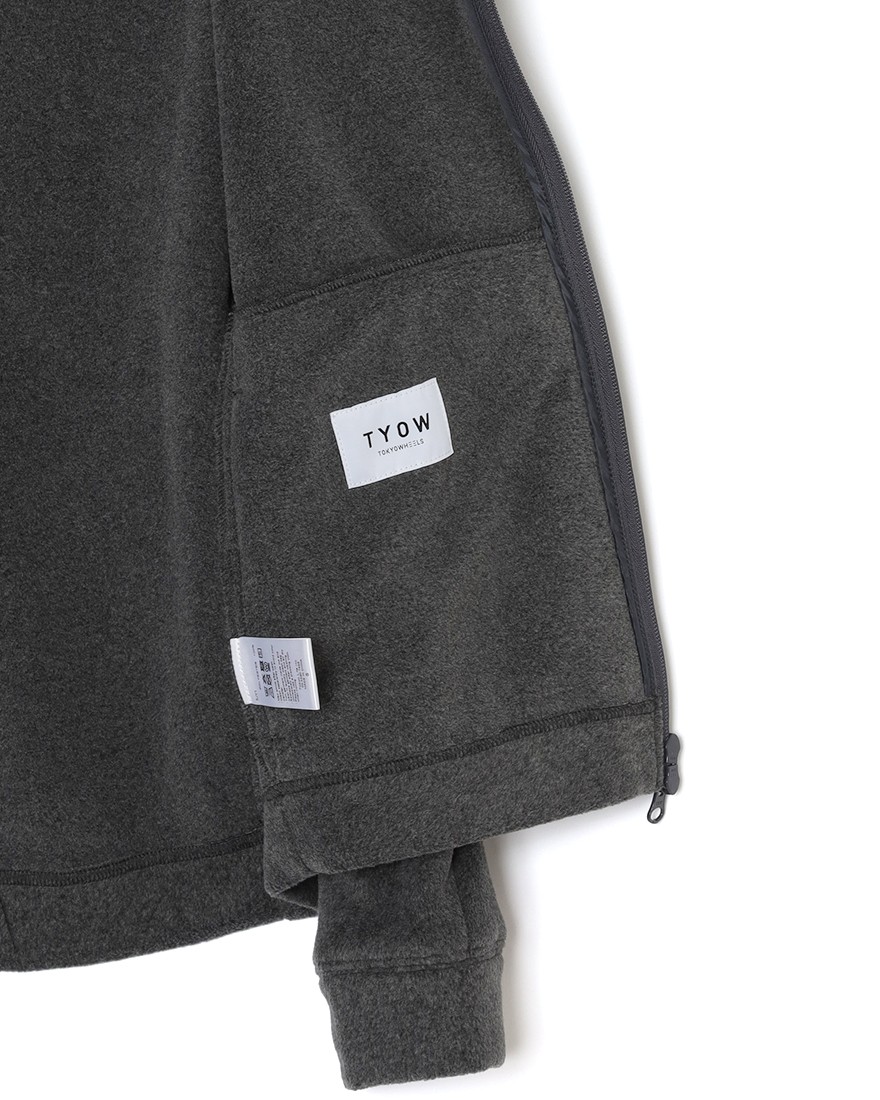 TOKYO WHEELSウォームバランス フリース ジップパーカ “エバンストン”【Warm Balance Fleece Zip Parka “Evanston”】16l