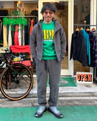 TOKYO WHEELSウォームバランス フリース ジップパーカ “エバンストン”【Warm Balance Fleece Zip Parka “Evanston”】mb_ma