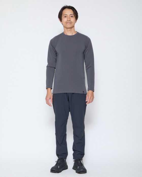 TOKYO WHEELSパワーグリッドインナー クルーネック【Acton/アクトン】01l