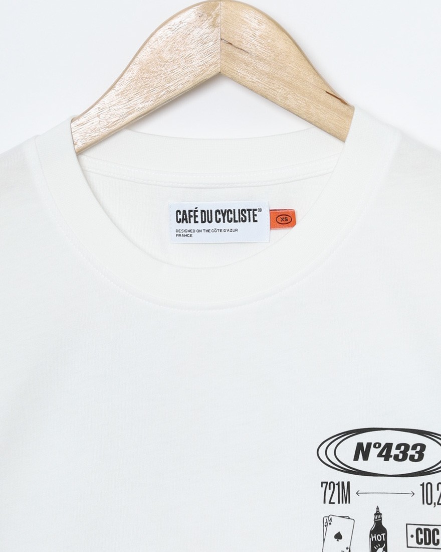 Cafe du Cyclisteユニセックス オーガニックコットン Tシャツ【COL SA CALOBRA/コル・サ・カロブラ】05l