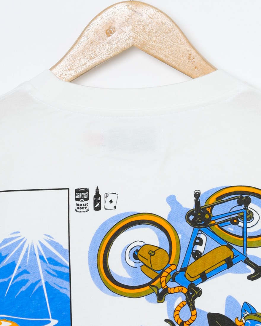 Cafe du Cyclisteユニセックス オーガニックコットン Tシャツ【COL SA CALOBRA/コル・サ・カロブラ】09l