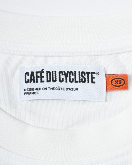 Cafe du Cyclisteユニセックス オーガニックコットン Tシャツ【COL SA CALOBRA/コル・サ・カロブラ】11l