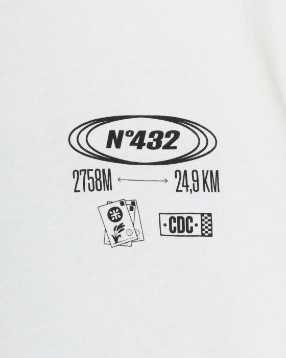 Cafe du Cyclisteユニセックス オーガニックコットン Tシャツ【COL STELVIO/コル・ステルヴィオ】07l