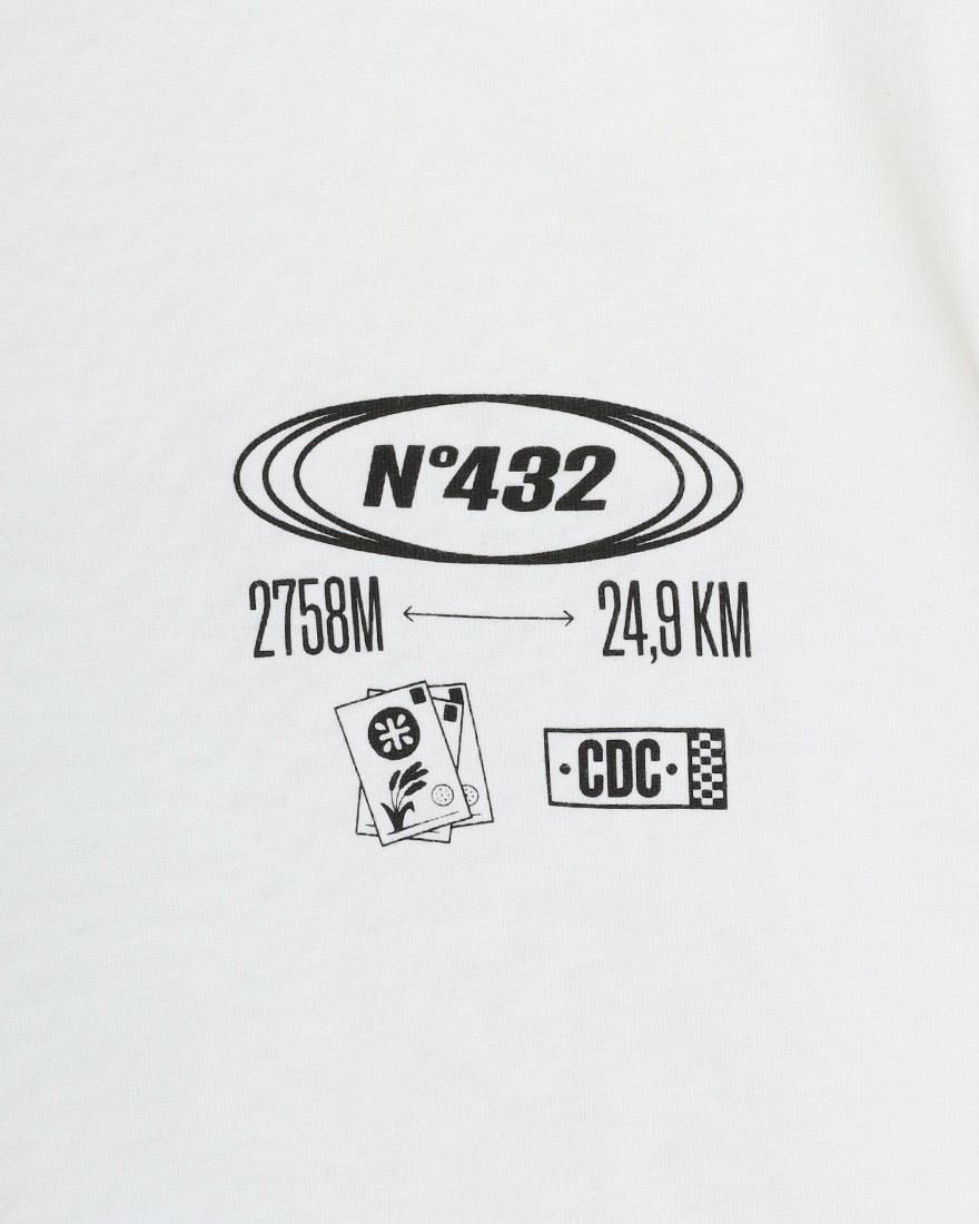 Cafe du Cyclisteユニセックス オーガニックコットン Tシャツ【COL STELVIO/コル・ステルヴィオ】07l