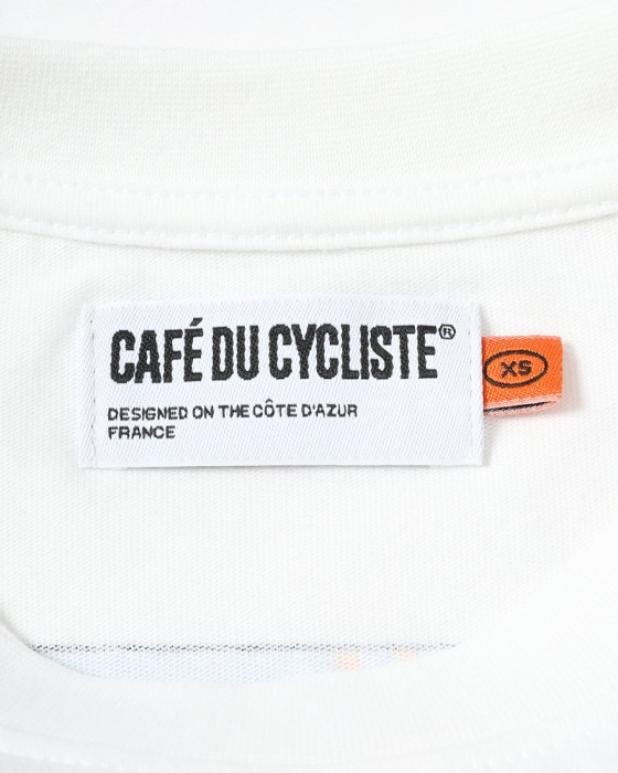 Cafe du Cyclisteユニセックス オーガニックコットン Tシャツ【COL STELVIO/コル・ステルヴィオ】09l
