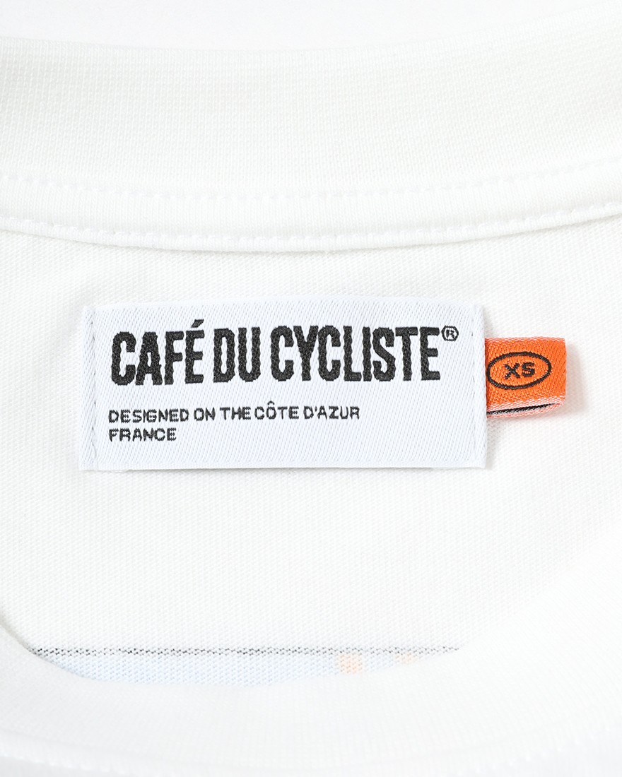 Cafe du Cyclisteユニセックス オーガニックコットン Tシャツ【COL STELVIO/コル・ステルヴィオ】09l