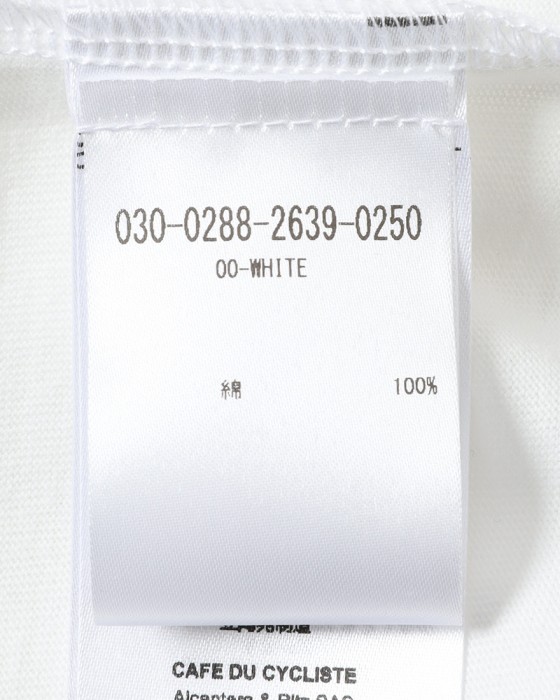 Cafe du Cyclisteユニセックス オーガニックコットン Tシャツ【COL STELVIO/コル・ステルヴィオ】15l