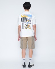 Cafe du Cyclisteユニセックス オーガニックコットン Tシャツ【COL STELVIO/コル・ステルヴィオ】mb_03l