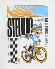 Cafe du Cyclisteユニセックス オーガニックコットン Tシャツ【COL STELVIO/コル・ステルヴィオ】mb_11l