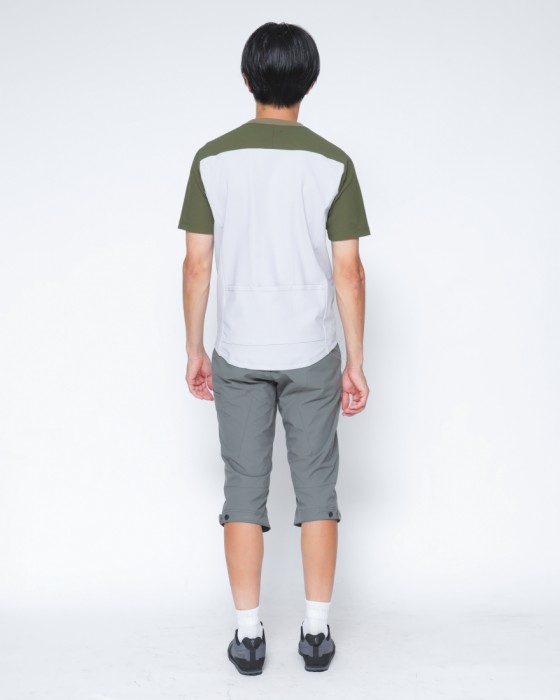 TOKYO WHEELSストレッチ切替メッシュTシャツ Urban Gravel Ride Series 【Carmel/カーメル】18l