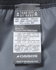 ASSOSサーモレインパンツ【MILLE GT Thermo Rain Shell Pants】mb_24l