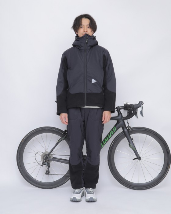 中綿フリースパンツ【top fleece pants】|and wander(アンドワンダー