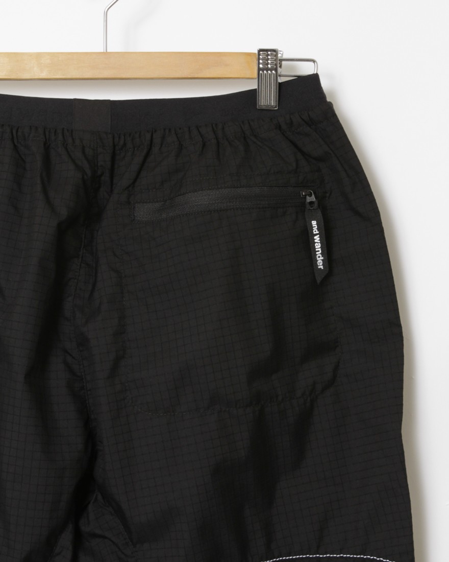 and wanderリップストップナイロンパンツ【breath rip light pants】08l