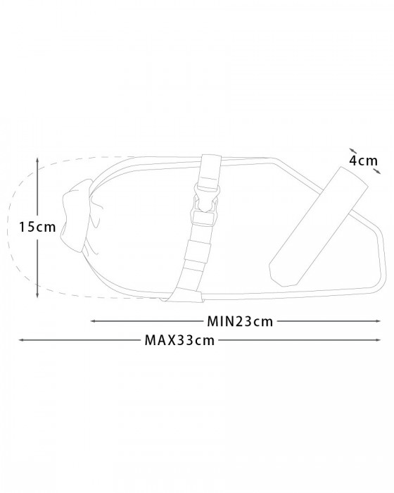 APIDURAサドルバッグ【RACING SADDLE PACK 5L】22l