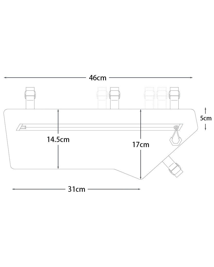 フレームバッグ【NEW EXPEDITION FRAME PACK/4.3L】｜APIDURA