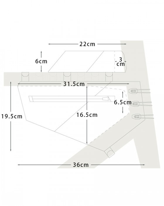 APIDURAフレームバッグ＋トップチューブバッグ【AERO SYSTEM L/XL】27l