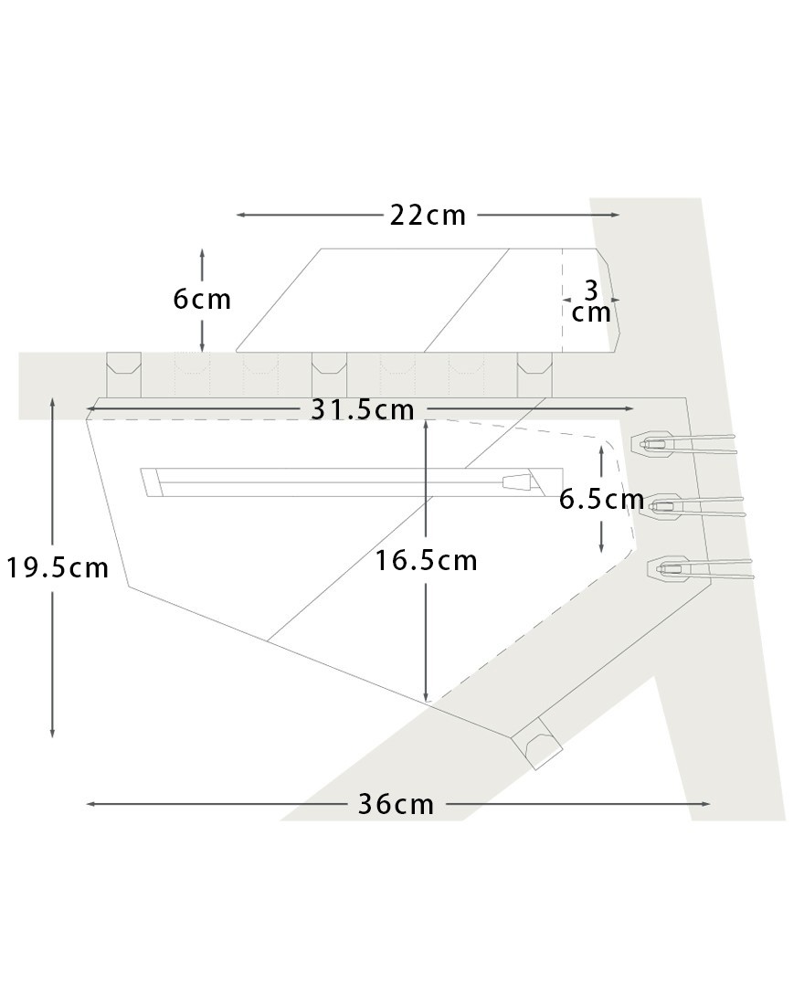 APIDURAフレームバッグ＋トップチューブバッグ【AERO SYSTEM L/XL】27l