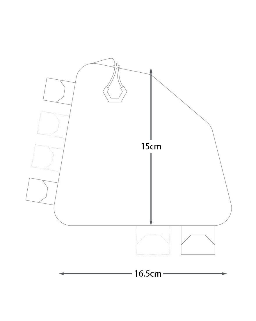 リアトップチューブバッグ 1L【BACKCOUNTRY REAR TOP TUBE PACK