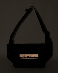 beruf baggageメッセンジャーバッグ M【HOBO 16 MESSENGER BAG MEDIUM/TOKYO LANDMARKS(建物)】mb_08l