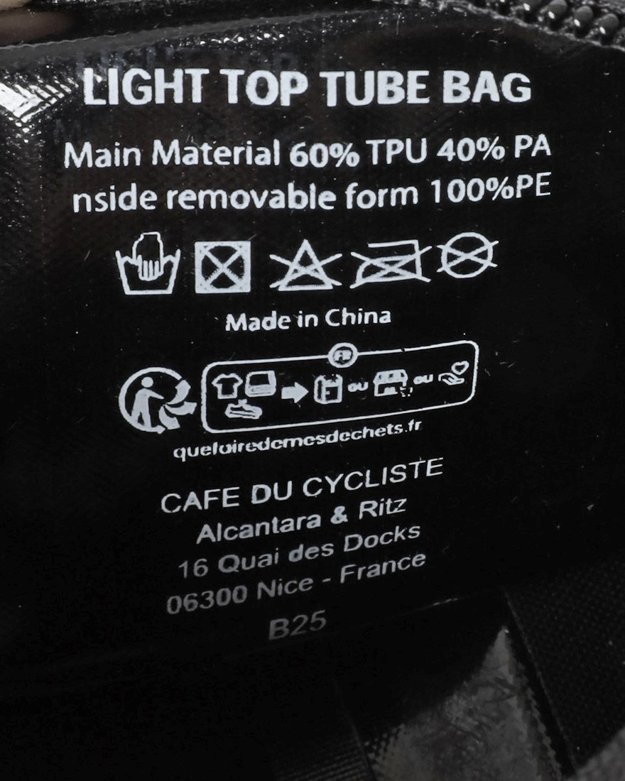Cafe du Cyclisteサイクルバッグ【トップチューブバッグ】17l