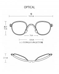 ALBA OPTICSオプティカルクリップ 度入りレンズ対応インナーレンズ  【OPTICAL CLIP】mb_28l