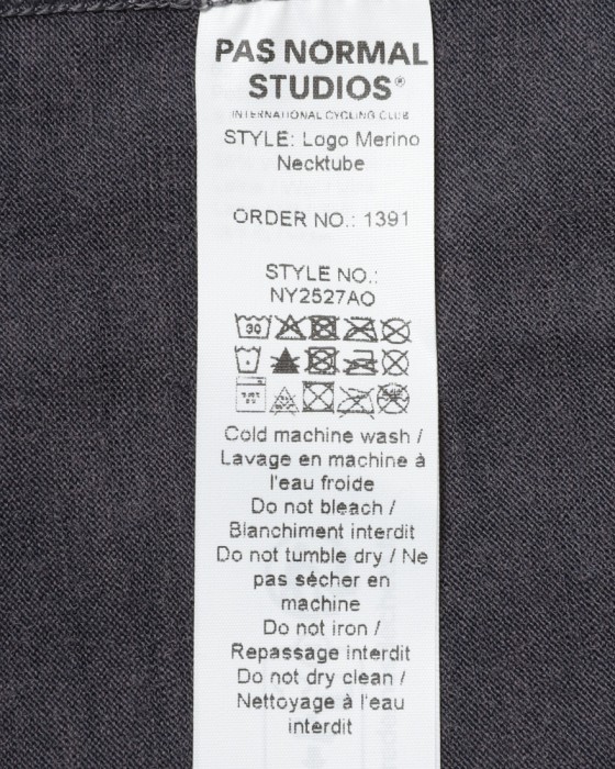 PAS NORMAL STUDIOSネックウォーマー【Logo Merino Necktube】08l