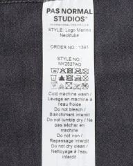 PAS NORMAL STUDIOSネックウォーマー【Logo Merino Necktube】mb_08l