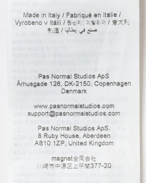 PAS NORMAL STUDIOSネックウォーマー【Logo Merino Knit Necktube】13l