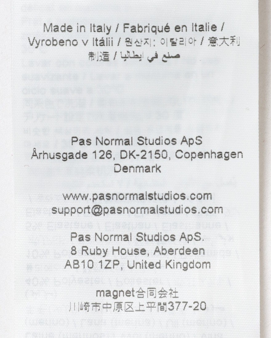 PAS NORMAL STUDIOSネックウォーマー【Logo Merino Knit Necktube】13l