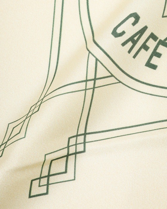 Cafe du Cyclisteシルク ネックスカーフ【CARRE DE SOIE MVC】07l