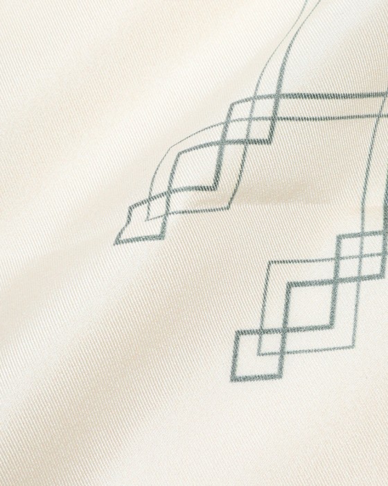 Cafe du Cyclisteシルク ネックスカーフ【CARRE DE SOIE MVC】08l