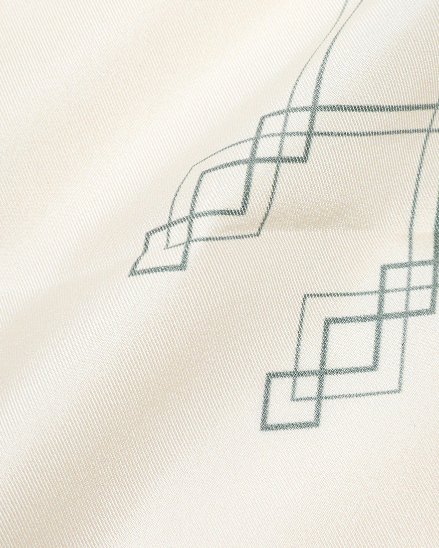 Cafe du Cyclisteシルク ネックスカーフ【CARRE DE SOIE MVC】08l