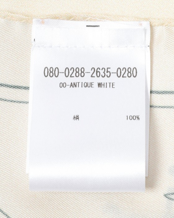 Cafe du Cyclisteシルク ネックスカーフ【CARRE DE SOIE MVC】09l