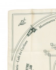 Cafe du Cyclisteシルク ネックスカーフ【CARRE DE SOIE MVC】mb_05l