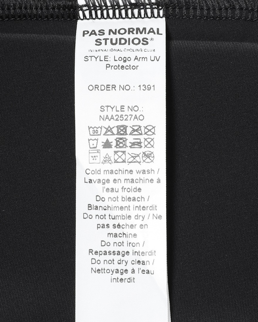 PAS NORMAL STUDIOSアーム プロテクター【Logo Arm UV Protector】13l