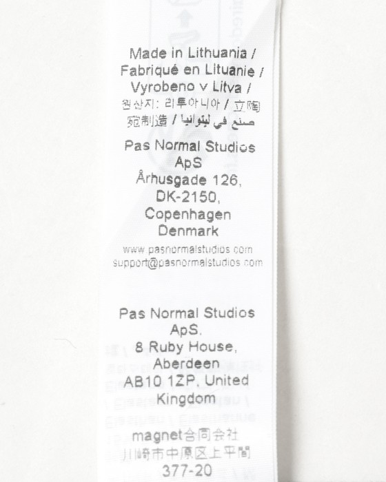 PAS NORMAL STUDIOSアーム プロテクター【Logo Arm UV Protector】15l