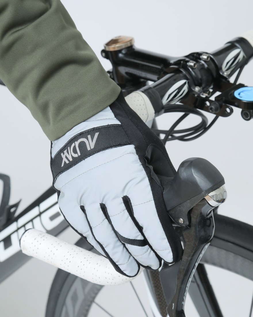 Cafe du Cyclisteリフレクティブウィンターグローブ【Audax Gloves】17l