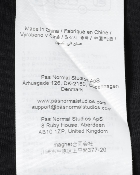 PAS NORMAL STUDIOSショートフィンガー グローブ【Logo Race Mitts】17l