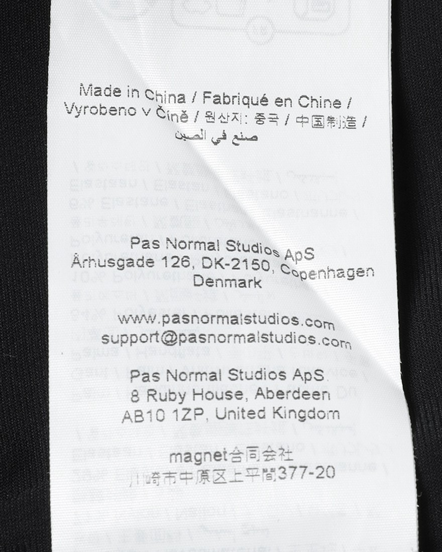 PAS NORMAL STUDIOSショートフィンガー グローブ【Logo Race Mitts】17l