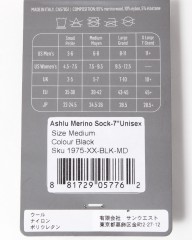 7MESHメリノウール サイクルソックス【ASHLU MERINO SOCK】mb_09l