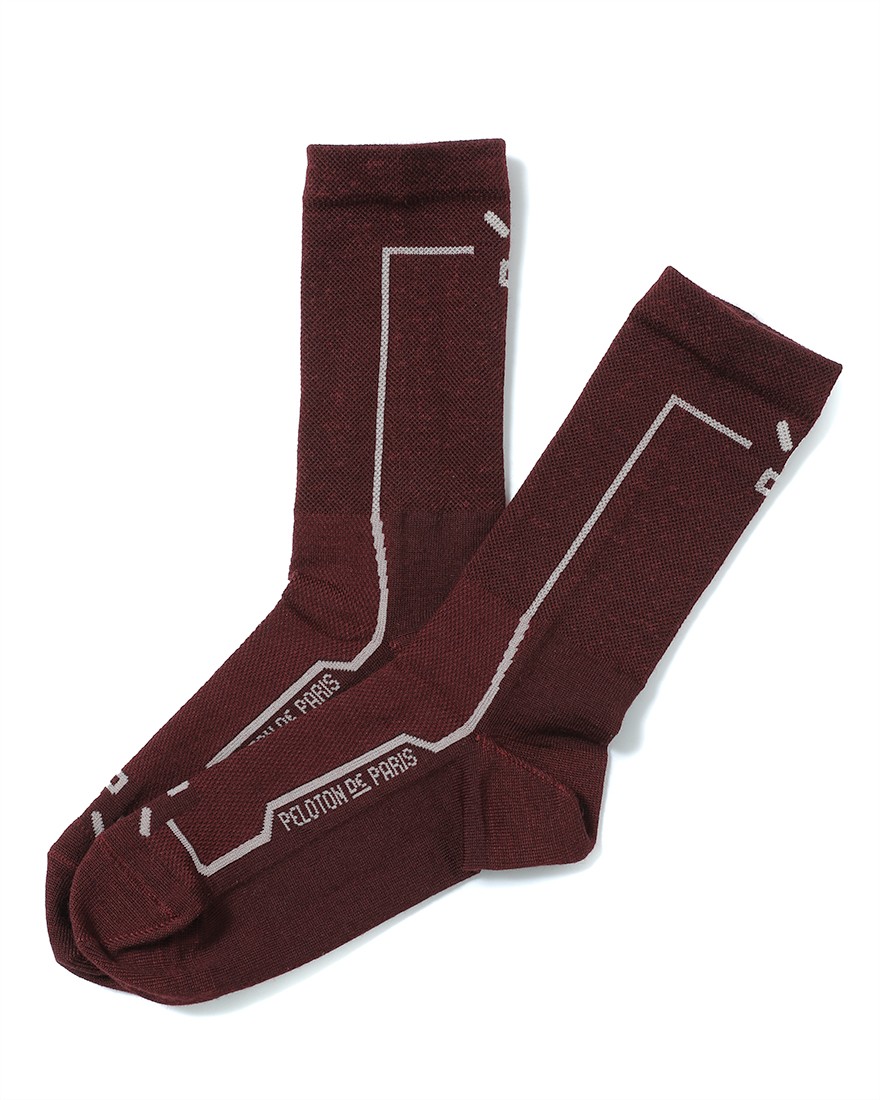 Peloton de Parisメリノソックス【LIGHTWEIGHT MERINO CYCLING SOCKS】c1