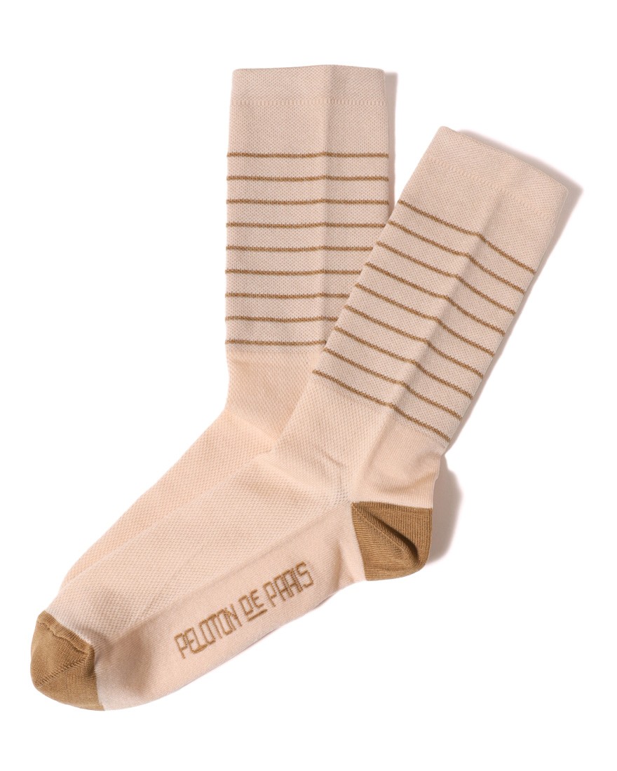 Peloton de Parisサイクルソックス【STRIPED CYCLING SOCKS】c1